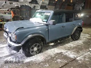 2023 Ford Bronco with VIN 1FMDE5BHXPLB65240, listed as a Copart auction lot 44208175 with 55,537 mi miles and Salvage Title. Bid and sale history available at carsss.com. Image 1.