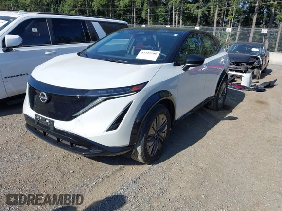 2023 Nissan ARIYA Engage z VIN JN1CF0BB9PM707503, wystawiony jako IAAI lot #42725790 z przebiegiem 13 112 mil mil oraz . Historia ofert i sprzedaży dostępna na DreamBid. Obrazek 20.