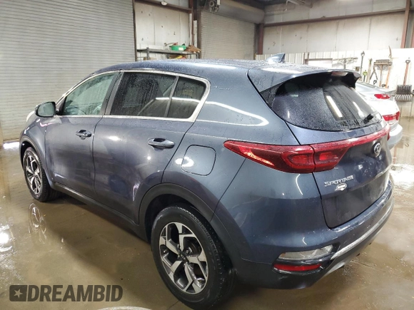 2020 Kia Sportage LX with VIN KNDPM3AC2L7689662, listed as a Copart auction lot 50983135 with 59,395 mi miles and Salvage Title. Bid and sale history available at DreamBid. Image 2.
