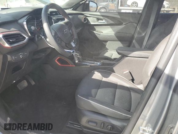 2023 Chevrolet TrailBlazer RS with VIN KL79MTSL7PB100578, listed as a Copart auction lot 49632745 with 12,508 mi miles and Salvage Title. Bid and sale history available at DreamBid. Image 7.