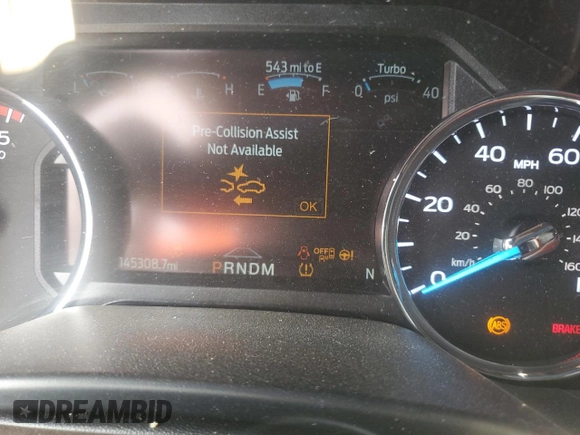 2021 Ford F-350 XL with VIN 1FT8W3DT1MED18581, listed as a Copart auction lot 63862105 with 145,308 mi miles and Salvage title. Bid and sale history available at DreamBid. Image 9.