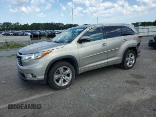 2015 Toyota Highlander Limited with VIN 5TDYKRFH6FS056318, listed as a Copart auction lot 60099245 with 161,281 mi miles and Salvage title. Bid and sale history available at DreamBid. Image 1.