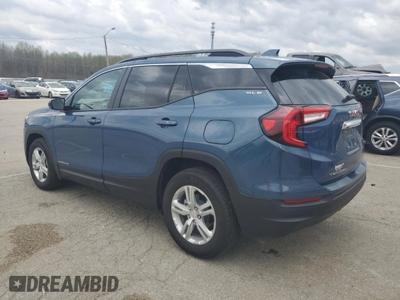 2024 GMC Terrain SLE z VIN 3GKALMEG0RL249976, wystawiony jako Copart lot #51411755 z przebiegiem 13 052 mil mil oraz Szkoda całkowita • Salvage title. Historia ofert i sprzedaży dostępna na DreamBid. Obrazek 2.
