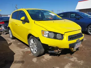 2016 Chevrolet Sonic LT with VIN 1G1JC6SH1G4117972, listed as a IAAI auction lot 41748543 with 172,876 mi miles. Bid and sale history available at carsss.com. Image 1.