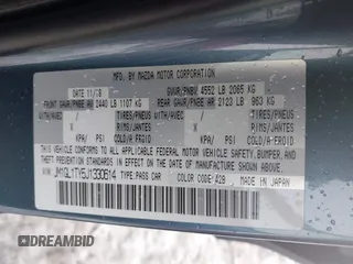 2018 Mazda 6 Grand Touring with VIN JM1GL1TY5J1330614, listed as a IAAI auction lot 41354444 with 100,744 mi miles and . Bid and sale history available at DreamBid. Image 9.