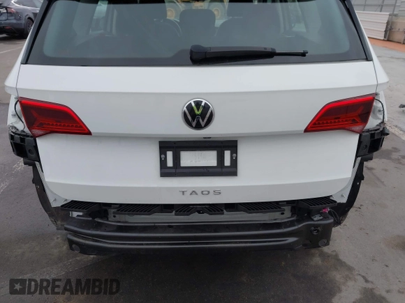 2023 Volkswagen Taos S с VIN 3VVDX7B24PM349742, выставлен на аукционе IAAI как лот 42029712 с пробегом 23 472 миль миль и . История ставок и продаж доступна на DreamBid. Изображение 6.