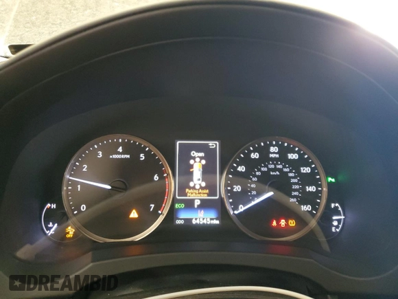 2020 Lexus IS 300 with VIN JTHDA1D2XL5107157, listed as a Copart auction lot 80091224 with 64,545 mi miles and Salvage title. Bid and sale history available at DreamBid. Image 9.