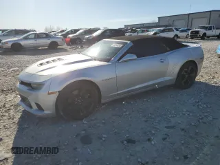 2015 Chevrolet Camaro SS z VIN 2G1FK3DJXF9223324, wystawiony jako Copart lot #54010055 z przebiegiem 161 122 mil mil oraz Czysty tytuł • Clean title. Historia ofert i sprzedaży dostępna na DreamBid. Obrazek 1.