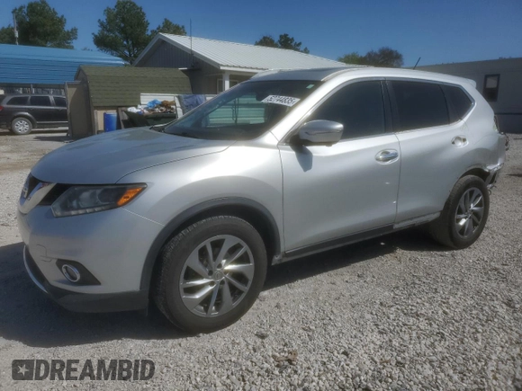 2015 Nissan Rogue SV with VIN 5N1AT2MT6FC787079, listed as a Copart auction lot 52744835 with 137,008 mi miles and Salvage Title. Bid and sale history available at DreamBid. Image 1.