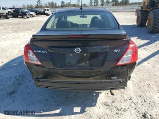 2019 Nissan Versa Sedan SV with VIN 3N1CN7AP1KL803055, listed as a Copart auction lot 46706145 with 108,141 mi miles and Salvage Title. Bid and sale history available at carsss.com. Image 6.