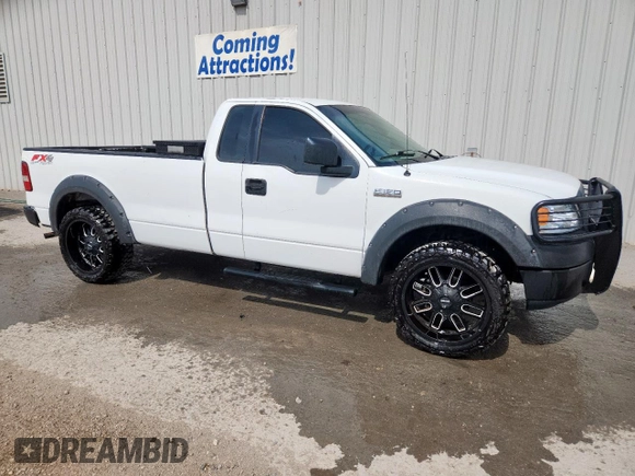2005 Ford F-150 XL with VIN 1FTRF12W95NB49174, listed as a Copart auction lot 58858705 with 154,626 mi miles and Clean title. Bid and sale history available at DreamBid. Image 4.