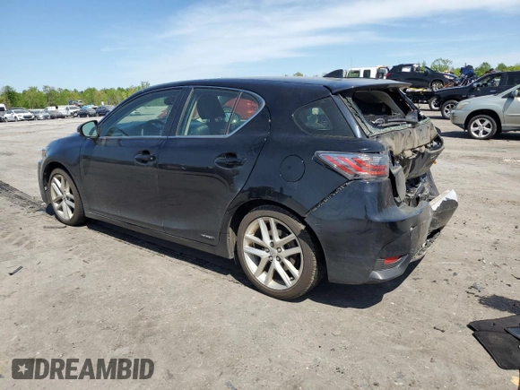 2014 Lexus CT 200h with VIN JTHKD5BH5E2203196, listed as a Copart auction lot 54337745 with 89,595 mi miles and Salvage Title. Bid and sale history available at DreamBid. Image 2.