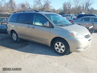 2004 Toyota Sienna XLE with VIN 5TDZA22C74S192625, listed as a IAAI auction lot 41998691 with 253,761 mi miles. Bid and sale history available at carsss.com. Image 1.
