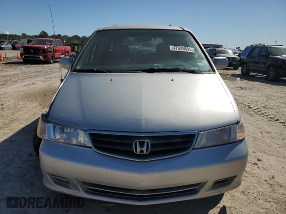 2003 Honda Odyssey EX-L with VIN 5FNRL18903B145567, listed as a Copart auction lot 47925695 with 294,627 mi miles and Salvage Title. Bid and sale history available at DreamBid. Image 5.