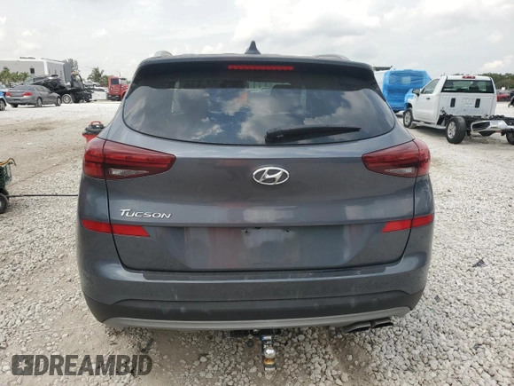 2021 Hyundai Tucson Ultimate with VIN KM8J33AL6MU318821, listed as a Copart auction lot 49673825 with 36,110 mi miles and Salvage title. Bid and sale history available at DreamBid. Image 6.