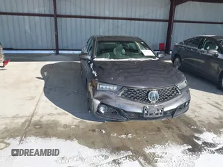 2019 Acura TLX w/A-Spec Pkg with VIN 19UUB1F64KA001793, listed as a IAAI auction lot 40930411 with 1 mi miles. Bid and sale history available at carsss.com. Image 1.