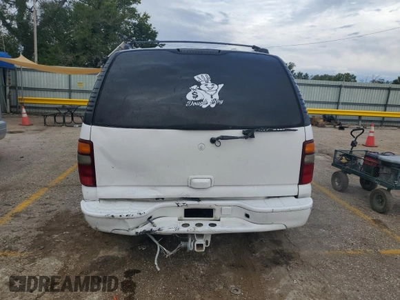 2000 GMC Yukon SLT with VIN 1GKEK13T5YJ166021, listed as a Copart auction lot 72625274 with 241,281 mi miles and Salvage Title. Bid and sale history available at carsss.com. Image 6.