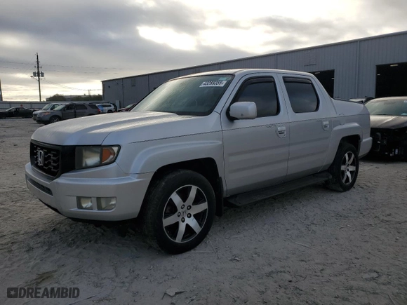 2014 Honda Ridgeline SE with VIN 5FPYK1F66EB014516, listed as a Copart auction lot 43289355 with 0 mi miles and Salvage Title. Bid and sale history available at carsss.com. Image 1.