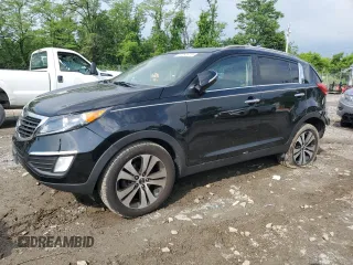 2012 Kia Sportage EX with VIN KNDPCCA27C7173338, listed as a Copart auction lot 57280875 with 91,339 mi miles and Salvage title. Bid and sale history available at DreamBid. Image 1.
