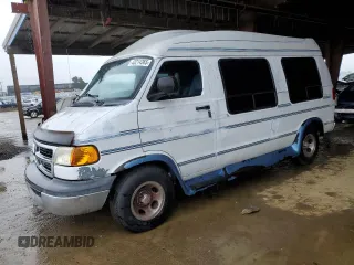 2000 Dodge Cargo Conversion with VIN 2B6HB11Y6YK129091, listed as a Copart auction lot 43214365 with 75,396 mi miles and Clean Title. Bid and sale history available at carsss.com. Image 1.