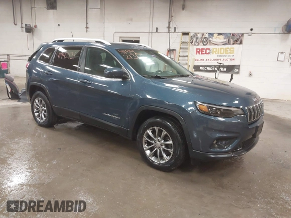 2020 Jeep Cherokee Latitude Plus with VIN 1C4PJMLB2LD523534, listed as a IAAI auction lot 41942131 with 66,676 mi miles and . Bid and sale history available at DreamBid. Image 1.