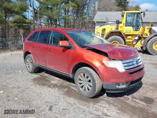2007 Ford Edge SEL with VIN 2FMDK38C77BB52602, listed as a IAAI auction lot 41806332 with 156,618 mi miles. Bid and sale history available at carsss.com. Image 1.