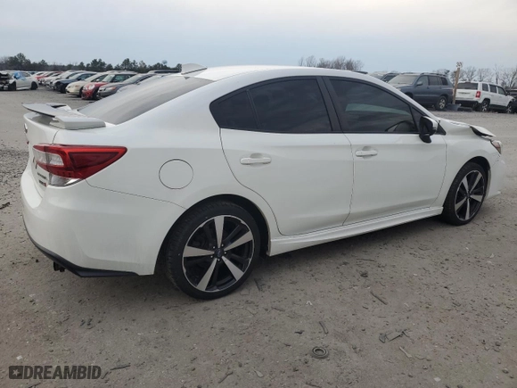 2019 Subaru Impreza Sport with VIN 4S3GKAJ69K3615388, listed as a Copart auction lot 46227915 with 53,946 mi miles and Salvage Title. Bid and sale history available at carsss.com. Image 3.