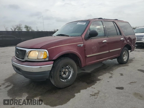 2000 Ford Expedition XLT with VIN 1FMRU1569YLA22051, listed as a Copart auction lot 47733465 with 0 mi miles and Salvage Title. Bid and sale history available at carsss.com. Image 1.