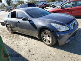 2011 Infiniti G25 x with VIN JN1DV6AR8BM651863, listed as a Copart auction lot 82162004 with Not Provided miles and Salvage Title. Bid and sale history available at DreamBid. Image 4.