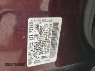 2013 Nissan Murano S with VIN JN8AZ1MU5DW206712, listed as a Copart auction lot 86338434 with 118,819 mi miles and Clean Title. Bid and sale history available at carsss.com. Image 13.