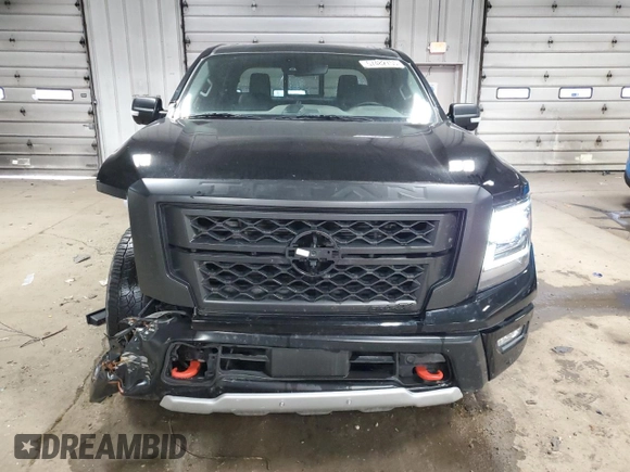 2023 Nissan Titan SV with VIN 1N6AA1ED0PN111600, listed as a Copart auction lot 57482755 with 36,920 mi miles and Salvage title. Bid and sale history available at DreamBid. Image 5.