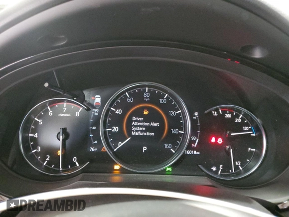 2023 Mazda CX-9 Carbon Edition with VIN JM3TCBDY9P0631797, listed as a Copart auction lot 54520525 with 16,018 mi miles and Salvage title. Bid and sale history available at DreamBid. Image 9.