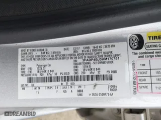 2017 Ford Fiesta SE with VIN 3FADP4BJ3HM170751, listed as a IAAI auction lot 40757768 with 127,946 mi miles. Bid and sale history available at carsss.com. Image 9.