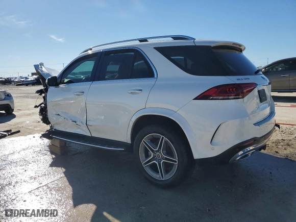 2020 Mercedes-Benz GLE with VIN 4JGFB4JB3LA216561, listed as a Copart auction lot 87194224 with 0 mi miles and Salvage Title. Bid and sale history available at carsss.com. Image 2.