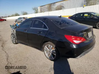 2018 Mercedes-Benz CLA with VIN WDDSJ4EB0JN555662, listed as a Copart auction lot 36854153 with 0 mi miles. Bid and sale history available at carsss.com. Image 2.