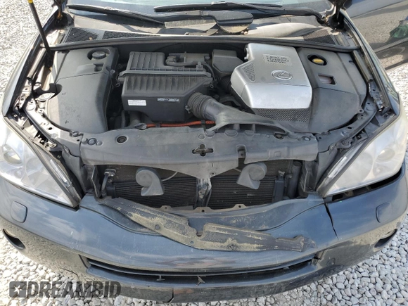 2008 Lexus RX 400h with VIN JTJGW31U582851546, listed as a Copart auction lot 52691335 with 152,790 mi miles and Salvage Title. Bid and sale history available at DreamBid. Image 12.