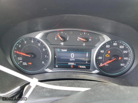 2019 Chevrolet Equinox LT with VIN 3GNAXVEX1KS564309, listed as a Copart auction lot 52532655 with 94,595 mi miles and Salvage Title. Bid and sale history available at carsss.com. Image 9.