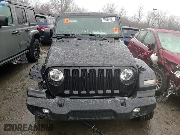 2022 Jeep Wrangler Unlimited Sport S z VIN 1C4HJXDG7NW227321, wystawiony jako Copart lot #45699695 z przebiegiem 25 369 mil mil oraz Szkoda całkowita • Salvage title. Historia ofert i sprzedaży dostępna na DreamBid. Obrazek 12.