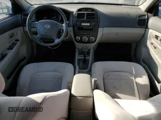 2008 Kia Spectra EX with VIN KNAFE121885515833, listed as a Copart auction lot 71814814 with 237,378 mi miles and Clean Title. Bid and sale history available at carsss.com. Image 8.
