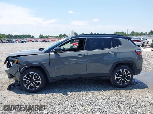2024 Jeep Compass Limited z VIN 3C4NJDCN8RT596315, wystawiony jako IAAI lot #42607474 z przebiegiem 41 495 mil mil oraz . Historia ofert i sprzedaży dostępna na DreamBid. Obrazek 14.