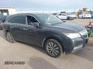 2016 Acura MDX w/Tech with VIN 5FRYD4H43GB008934, listed as a IAAI auction lot 40862202 with 152,197 mi miles. Bid and sale history available at carsss.com. Image 1.