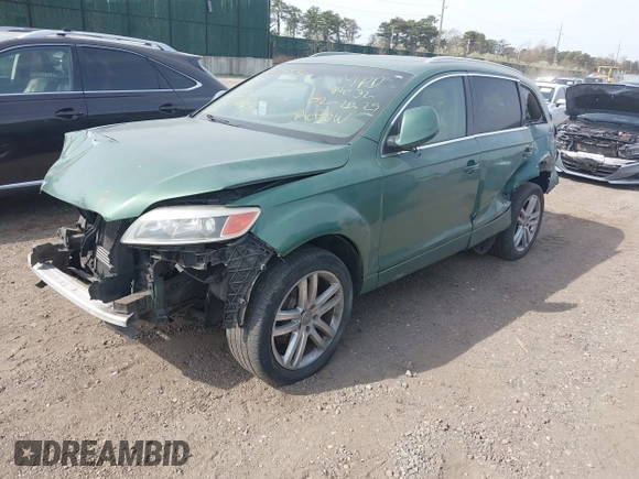 2008 Audi Q7 Premium with VIN WA1BY74L08D026465, listed as a IAAI auction lot 42118574 with Not provided miles and . Bid and sale history available at DreamBid. Image 2.