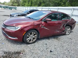 2015 Chrysler 200 Limited with VIN 1C3CCCAB2FN583628, listed as a Copart auction lot 60996045 with 96,606 mi miles and Salvage title. Bid and sale history available at DreamBid. Image 1.