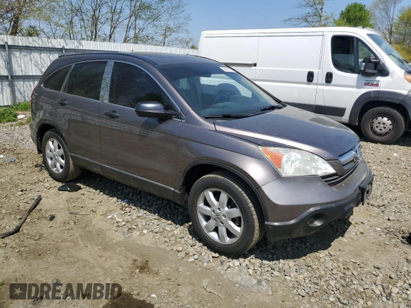 2009 Honda CR-V EX with VIN 3CZRE48519G703447, listed as a Copart auction lot 54176725 with 145,462 mi miles and Salvage Title. Bid and sale history available at DreamBid. Image 4.