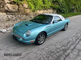 2002 Ford Thunderbird Hardtop Premium with VIN 1FAHP60A62Y113701, listed as a Copart auction lot 56255355 with 5,994 mi miles and Clean Title. Bid and sale history available at DreamBid. Image 2.
