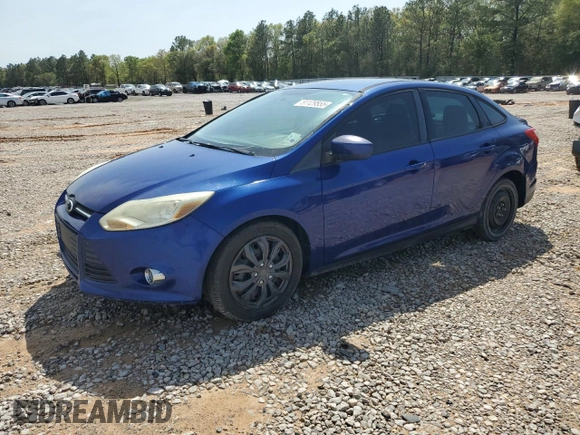 2012 Ford Focus SE with VIN 1FAHP3F20CL215573, listed as a Copart auction lot 51129555 with 112,283 mi miles and Salvage Title. Bid and sale history available at carsss.com. Image 1.