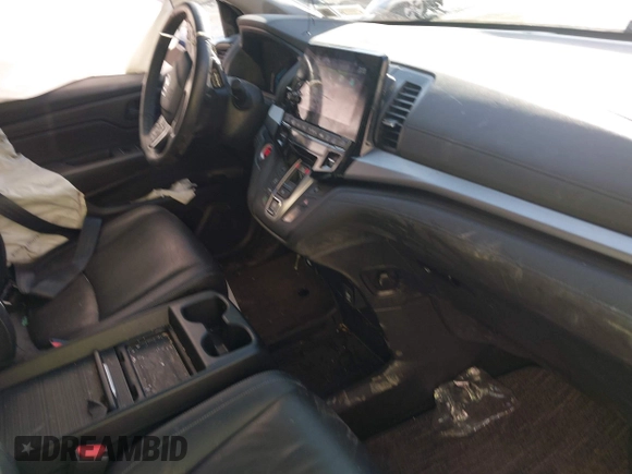 2024 Honda Odyssey EX-L with VIN 5FNRL6H68RB018609, listed as a IAAI auction lot 41660751 with 15,439 mi miles and . Bid and sale history available at DreamBid. Image 5.