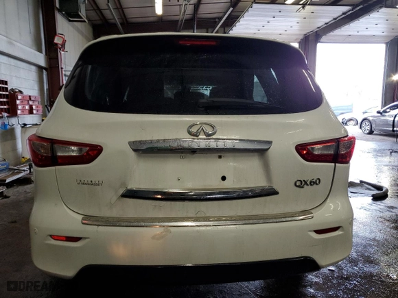 2014 Infiniti QX60 Hybrid with VIN 5N1CL0MM8EC514066, listed as a Copart auction lot 46078815 with 104,685 mi miles and Salvage Title. Bid and sale history available at carsss.com. Image 6.