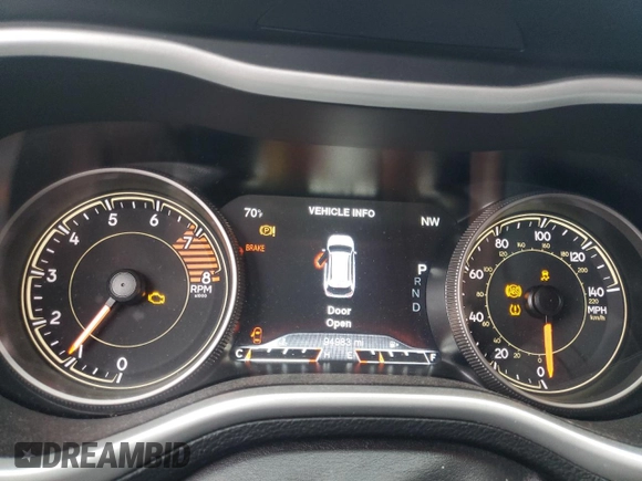 2017 Jeep Cherokee Trailhawk z VIN 1C4PJMBS1HW648716, wystawiony jako Copart lot #57490635 z przebiegiem 94 983 mil mil oraz Szkoda całkowita • Salvage title. Historia ofert i sprzedaży dostępna na DreamBid. Obrazek 9.
