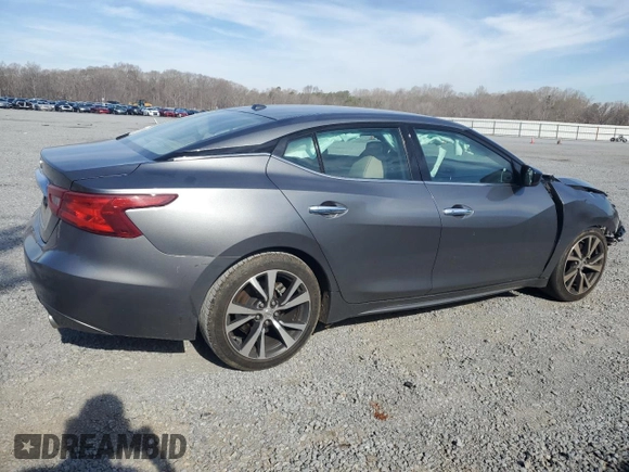 2016 Nissan Maxima S with VIN 1N4AA6AP1GC375135, listed as a Copart auction lot 49448485 with 85,510 mi miles and Salvage Title. Bid and sale history available at DreamBid. Image 3.